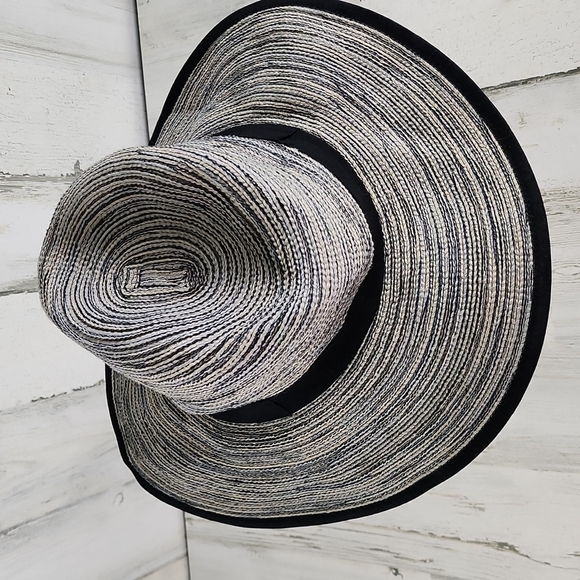 Solar Escape black blue cream tweed sun hat adjustable sun hat One Size - Picture 3 of 6